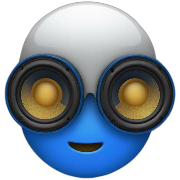blue Speaker emoji