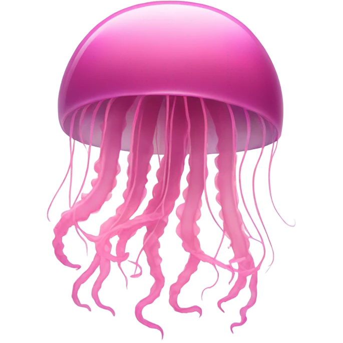 Pink jellyfish  emoji