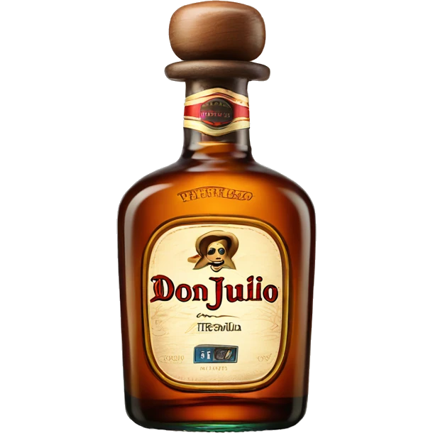 Don  Julio 1942 tequila bottle  emoji