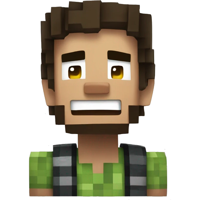 minecraft peeter10 skin laughing hard emoji