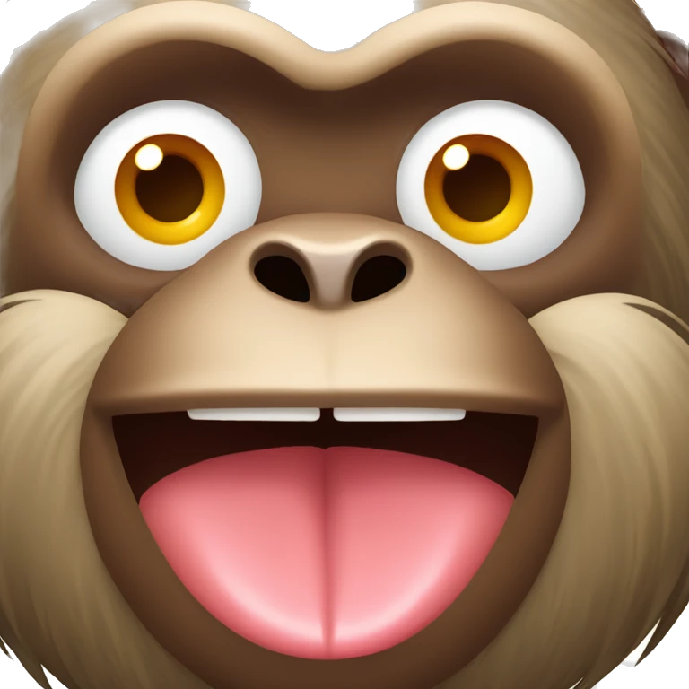 monkey sticking tounge out emoji