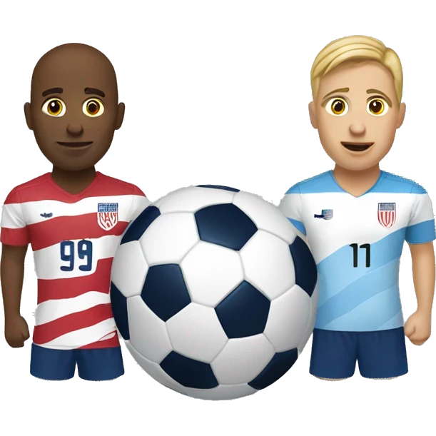 USA vs Uruguay soccer  emoji