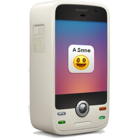 a phone with instagram notifications on the screen emoji