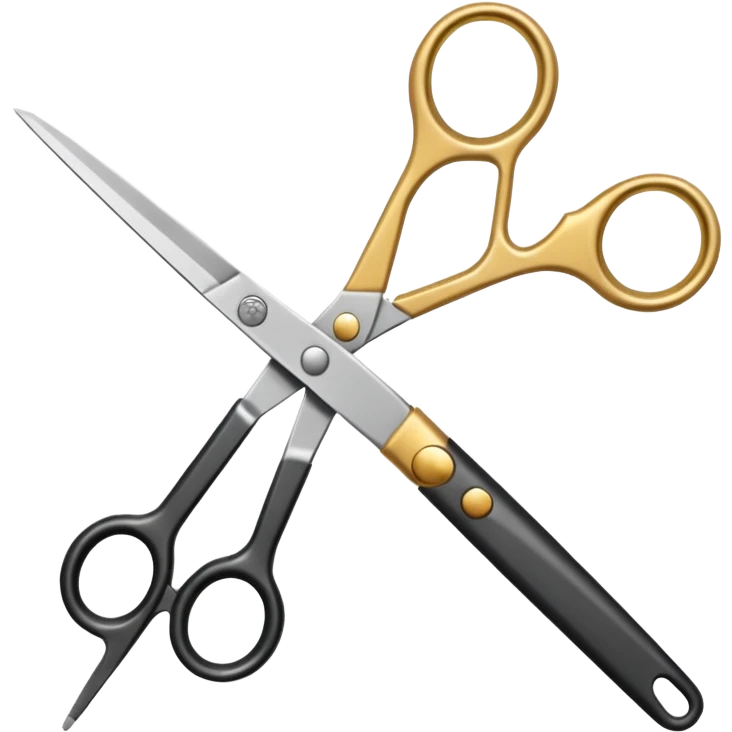  hairdressing scissors emoji