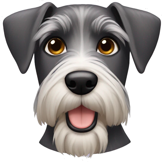 Schnauzer terrier mix emoji