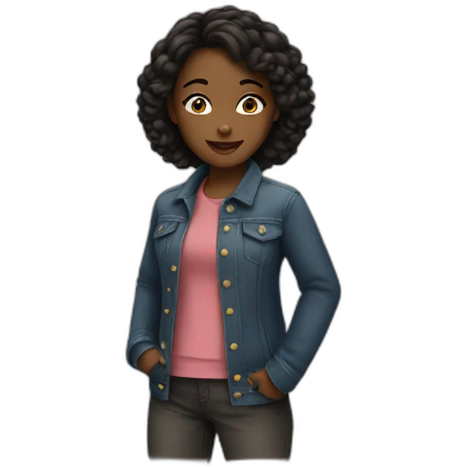 Girls in cinema emoji