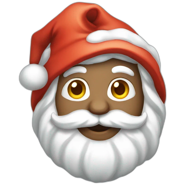 Santa Claus de Halloween emoji