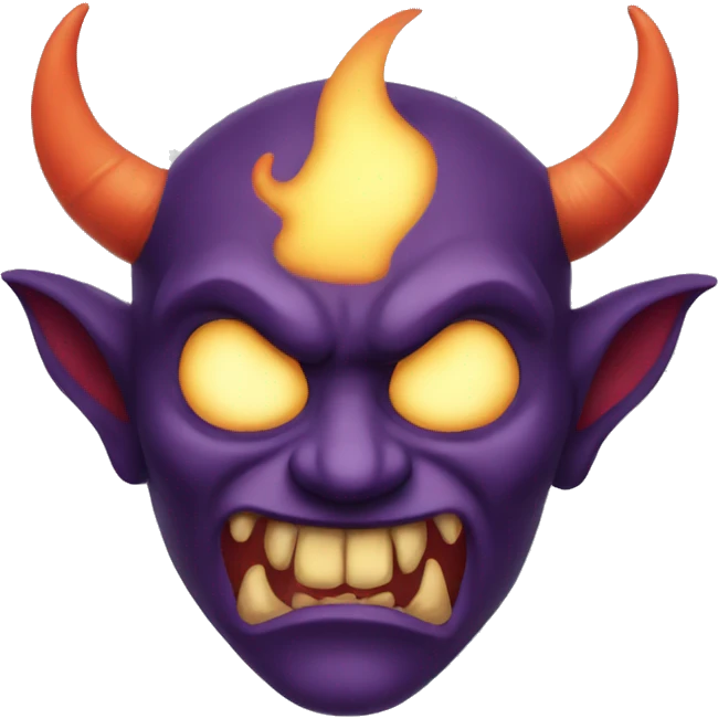 Demon logo emoji