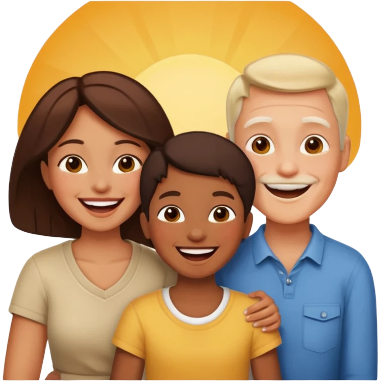 light full body family emoji