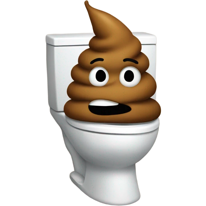 poop in a toilet emoji