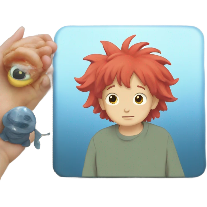 ponyo studio ghibli emoji