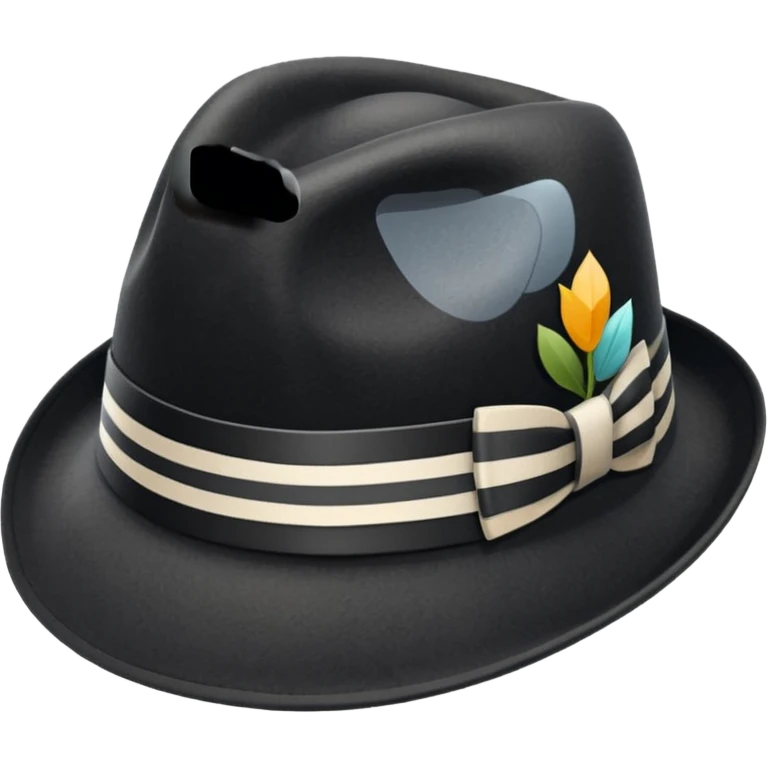 And a white stripe Black Fadora with no man or face or assecorys emoji