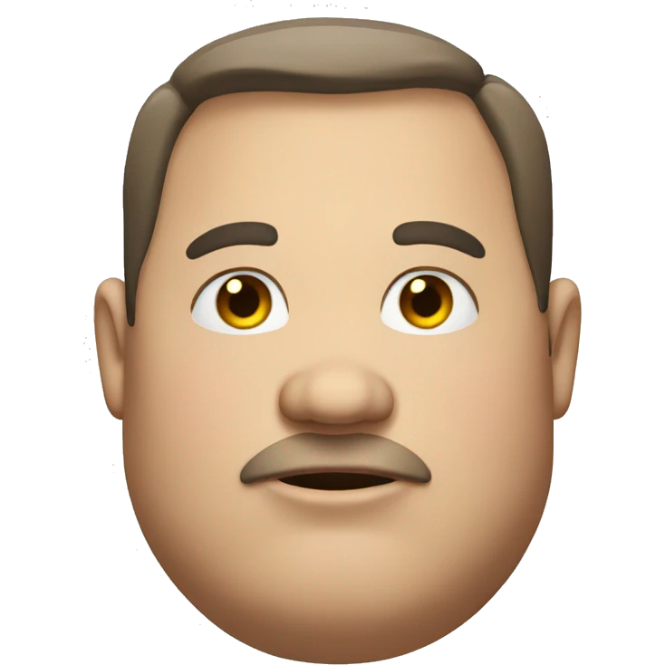 Fat guy  emoji