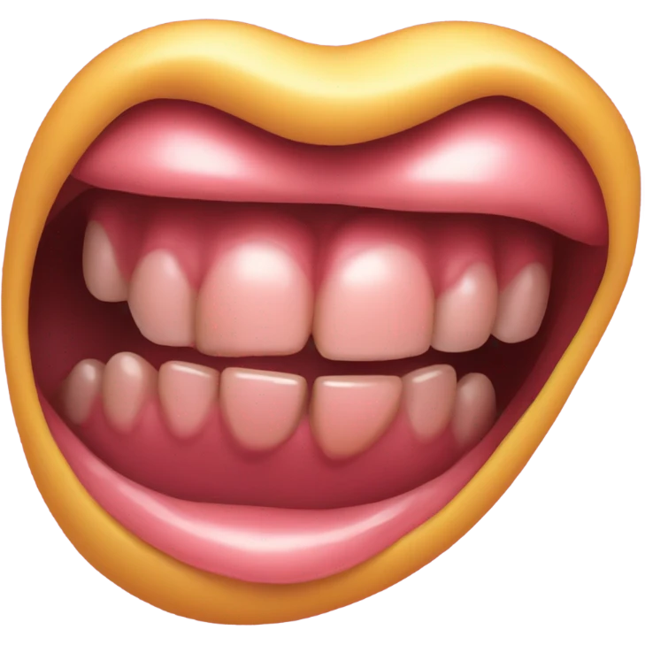 Very large tongue emoji