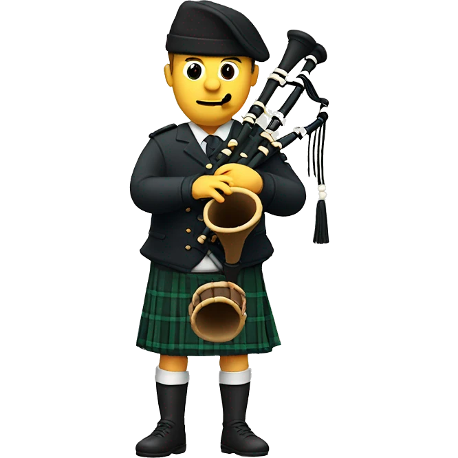 Man Playing bagpipe emoji