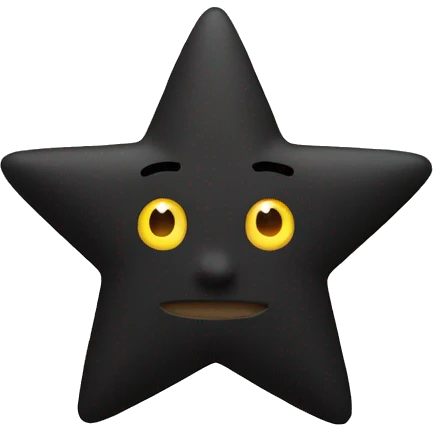 Black star  emoji