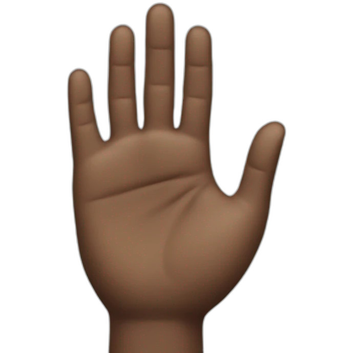 Chokbar with hands emoji