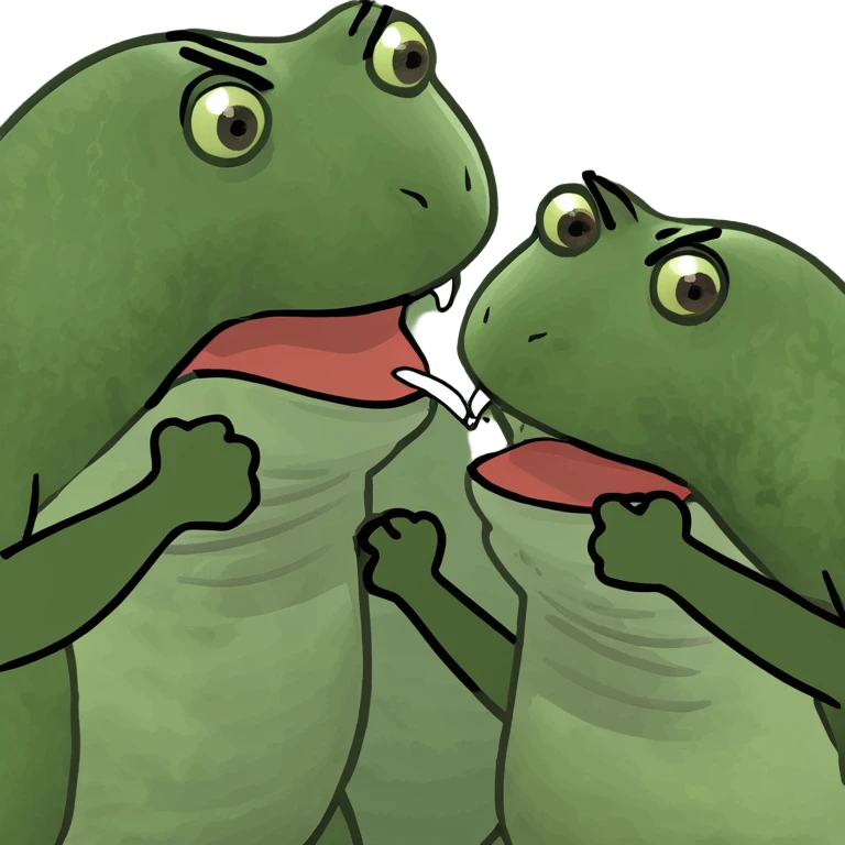 bufo punched another bufo emoji