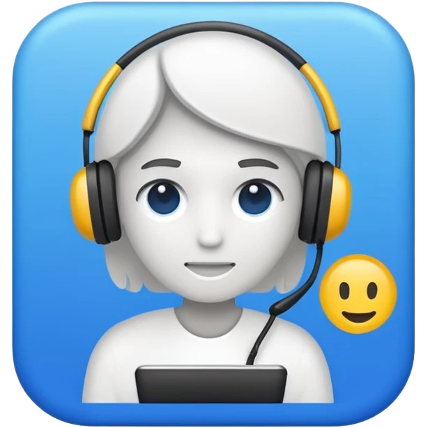 an interface of help desk emoji