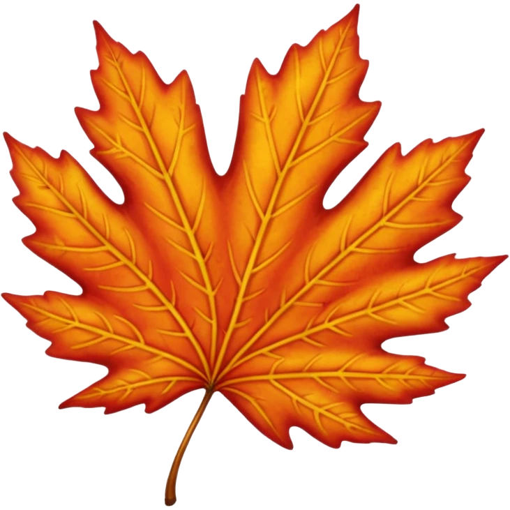 Fall leaf emoji