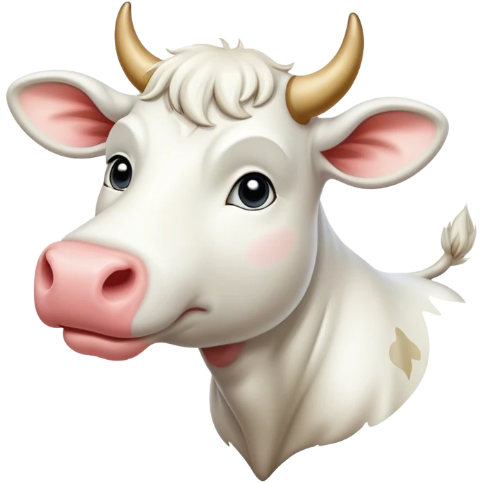 white cow emoji