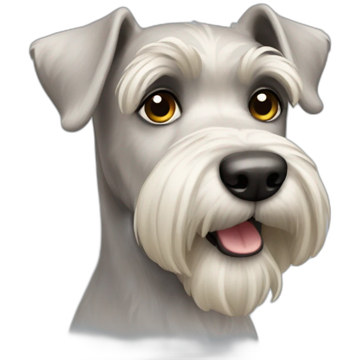 Blonde schnauzer  emoji