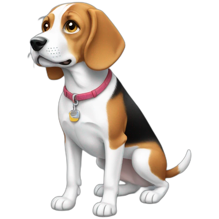 beagle full body emoji