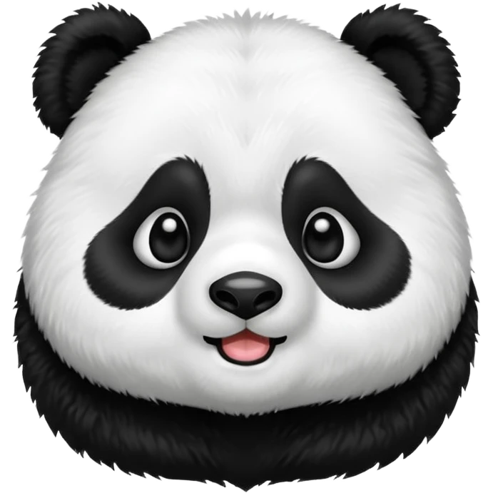 cute panda drooling emoji