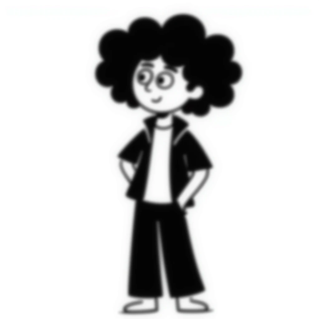 guy with long and curly hair emoji