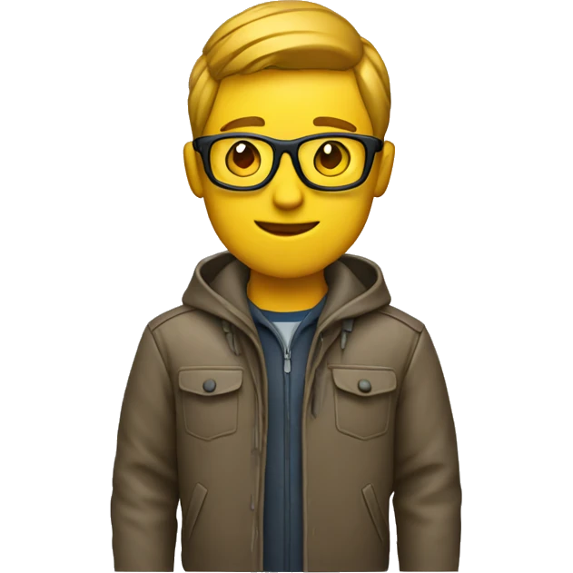 Video editor in jacket  emoji