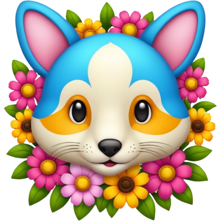 аnimals and flowers emoji