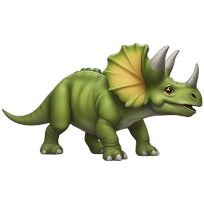 Triceratops emoji