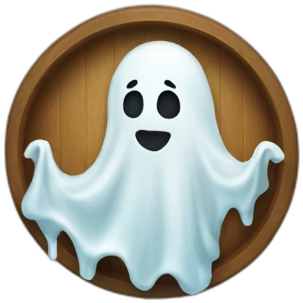 Ghost eating emoji