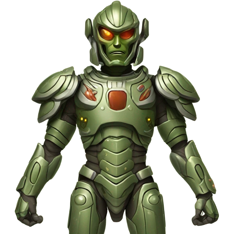 Martian military Overlord full body emoji