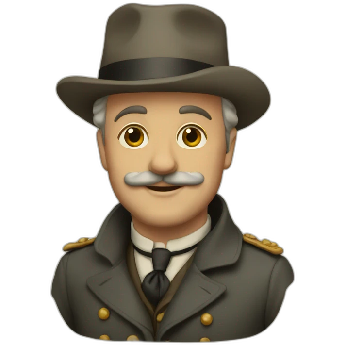 Vintage british man emoji