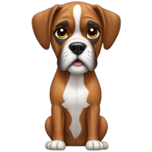 boxer dog emoji
