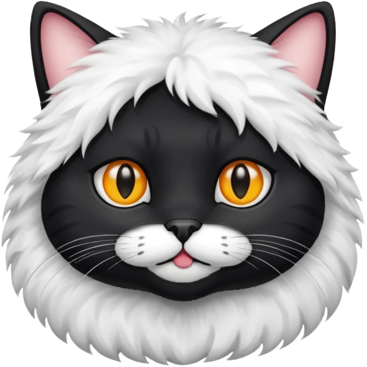 🐈‍⬛🤍 emoji