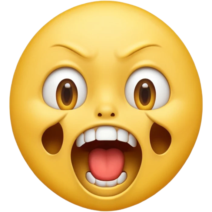 Make me emoji doing the IShowSpeed face emoji