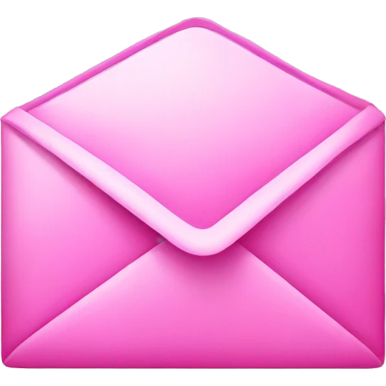 pink email emoji