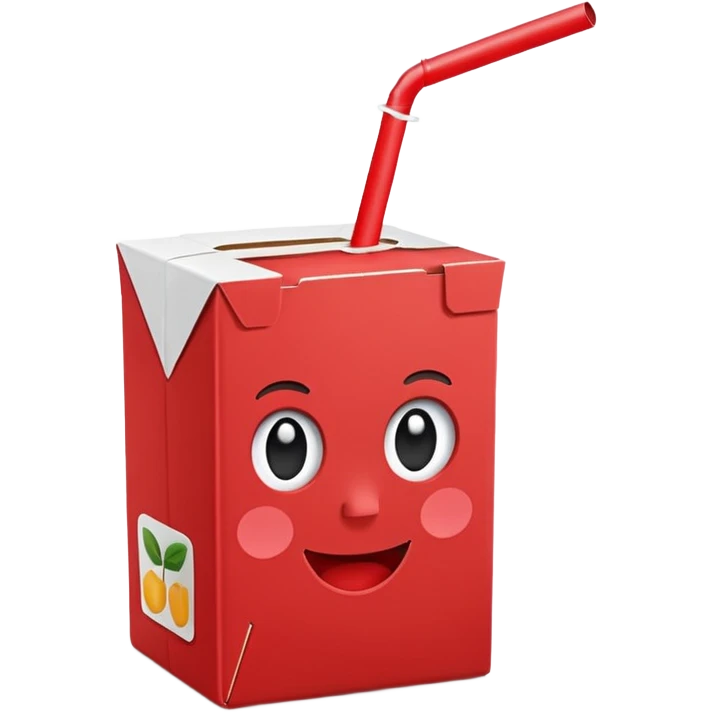 juice box RED emoji