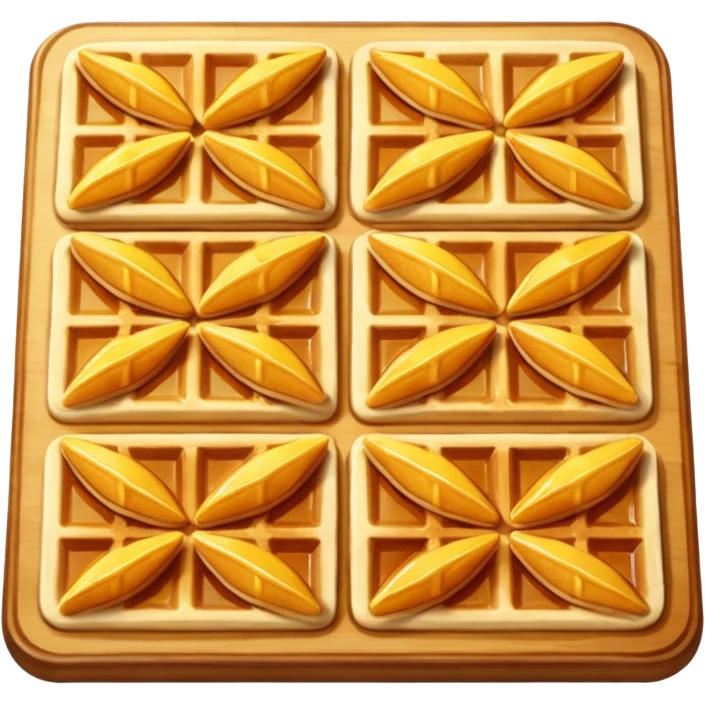 waffle triangles emoji