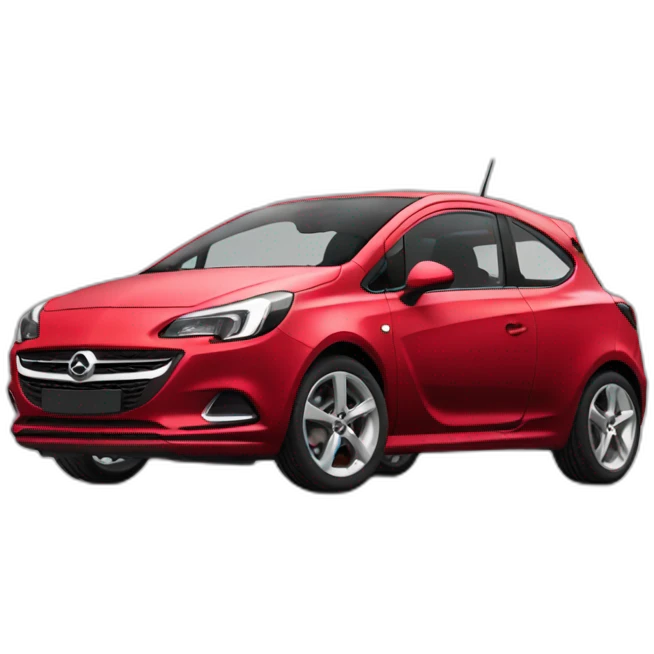 red opel corsa f emoji