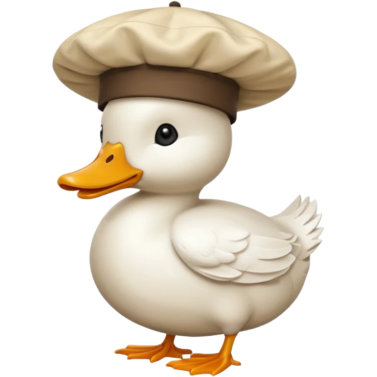 Un pato con sombrero de chef emoji