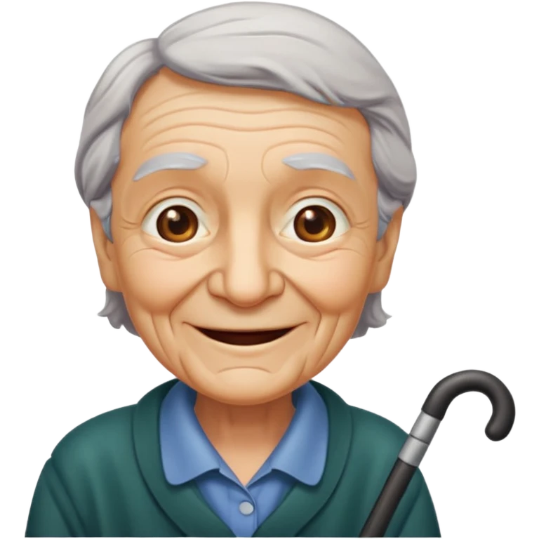 old earth with cane emoji