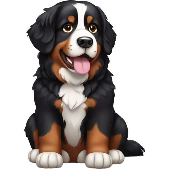 Bernese mountain dog emoji