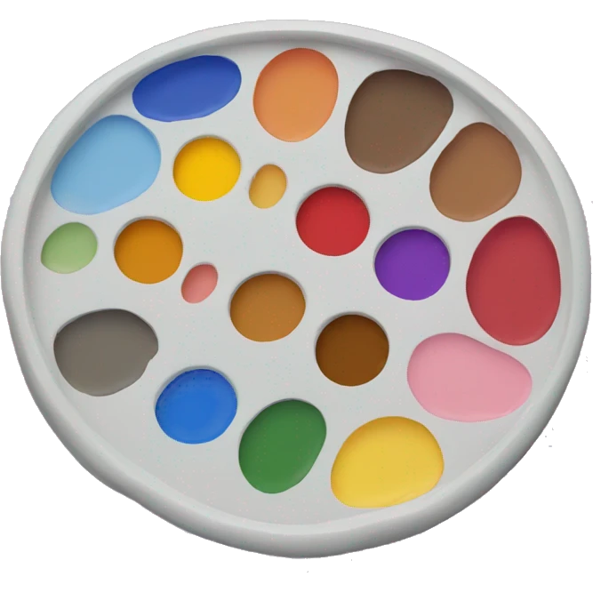 paint palette emoji