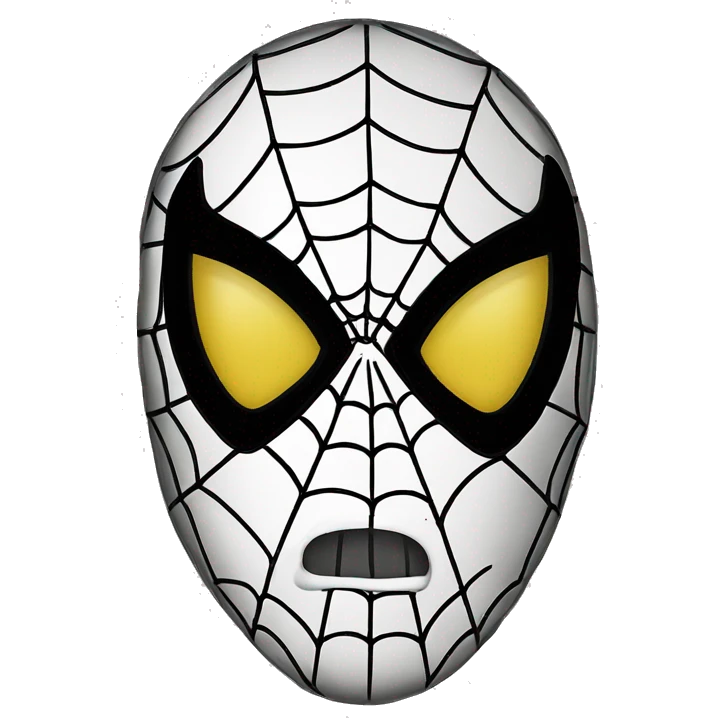 Spiderman mask emoji