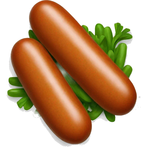 Vegetarian sausages  emoji