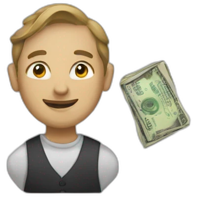 Waller whitout money emoji