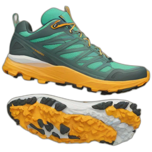 Trailrunning shoe  emoji
